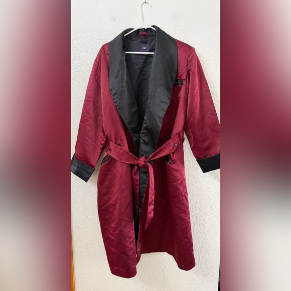 Duke & Digham Other - Duke & Digham Vintage Men's Satin Smoking Robe Jacket